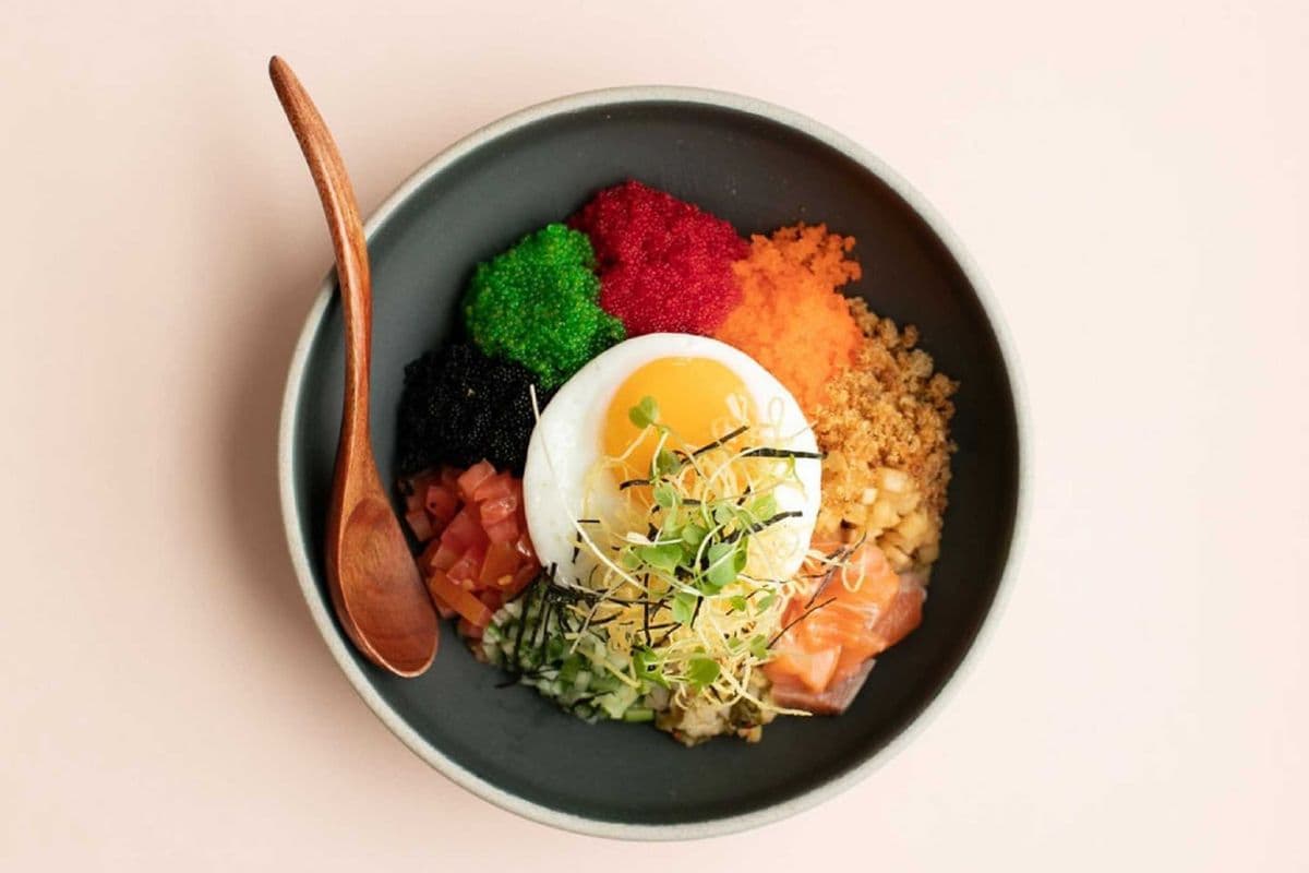 Tobiko Bibimbap
