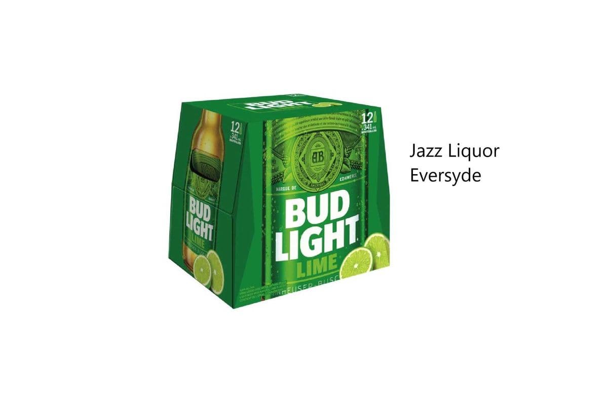 BUD LIGHT LIME BOTTLES (1 x 12×341ML)