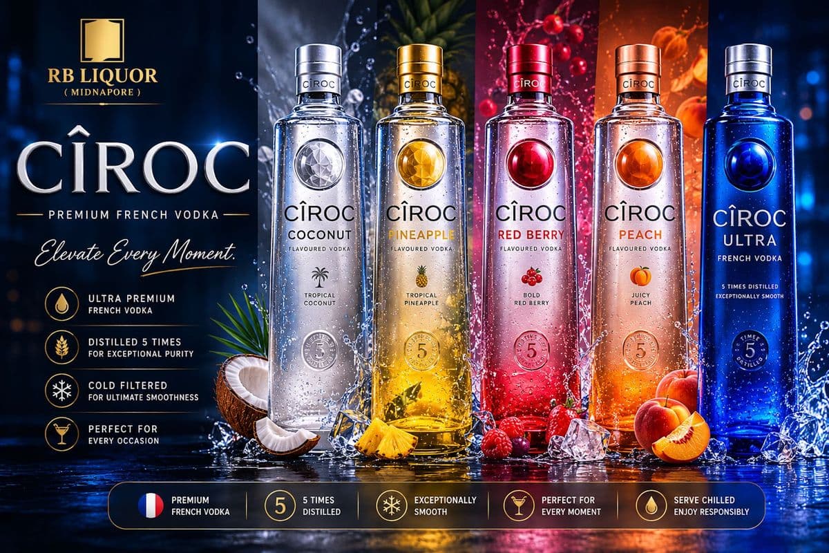 CIROC RED BERRY (750ML) 37.5% ABV (1 x 750 mL)