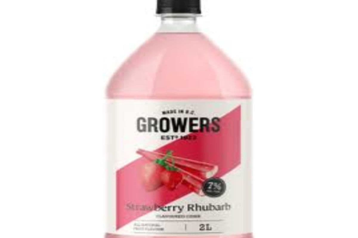 GROWERS STRAWBERRY RHUBARB 2 LITRE (1 x 2 LITRE )