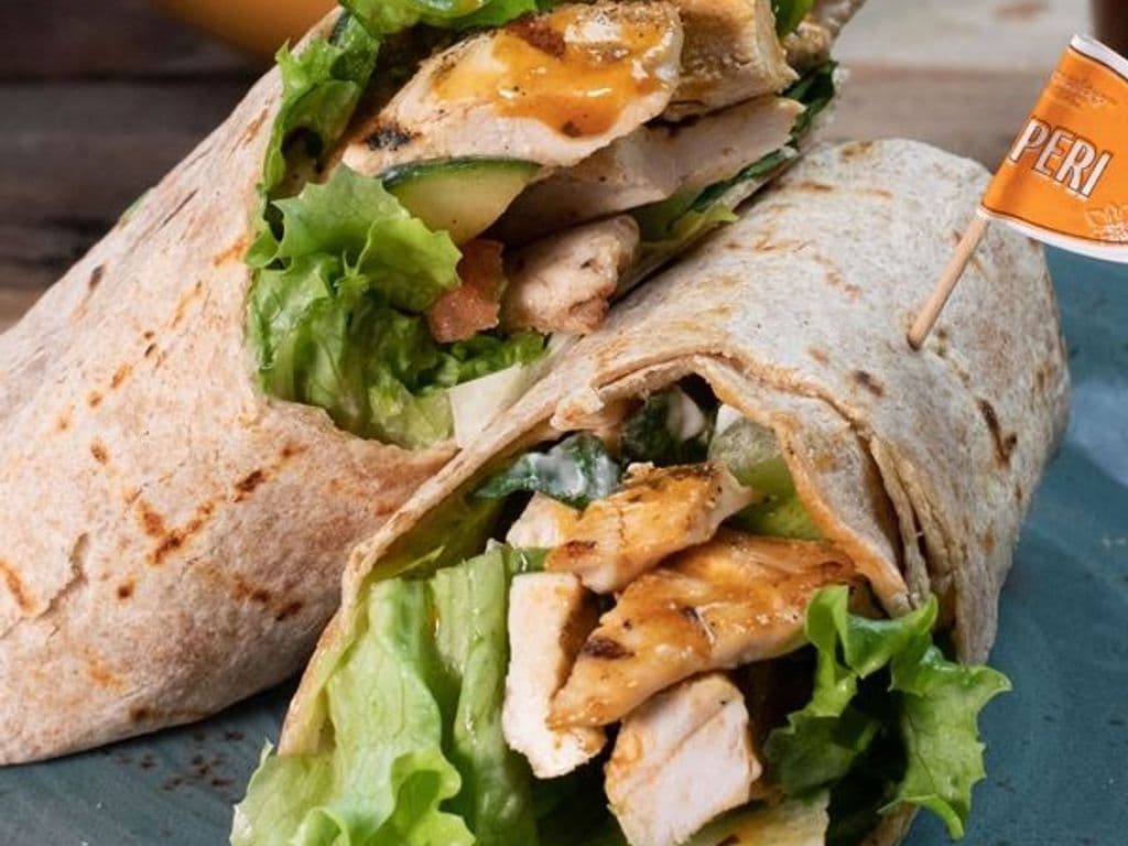 Peri Chicken Wrap with 2 Sides