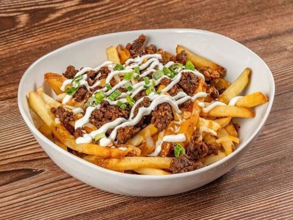 Vegetarian Taco Poutine