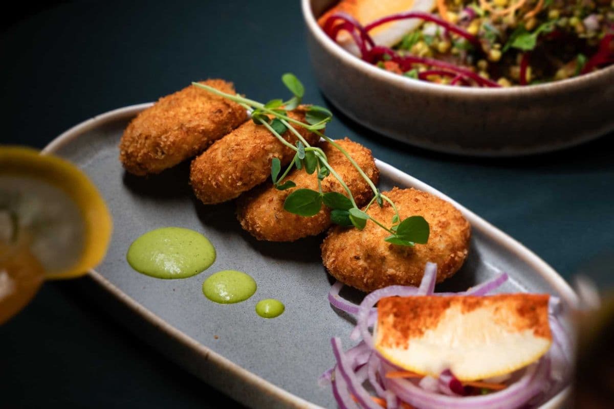 Dahi Kebab with Pineapple Salsa