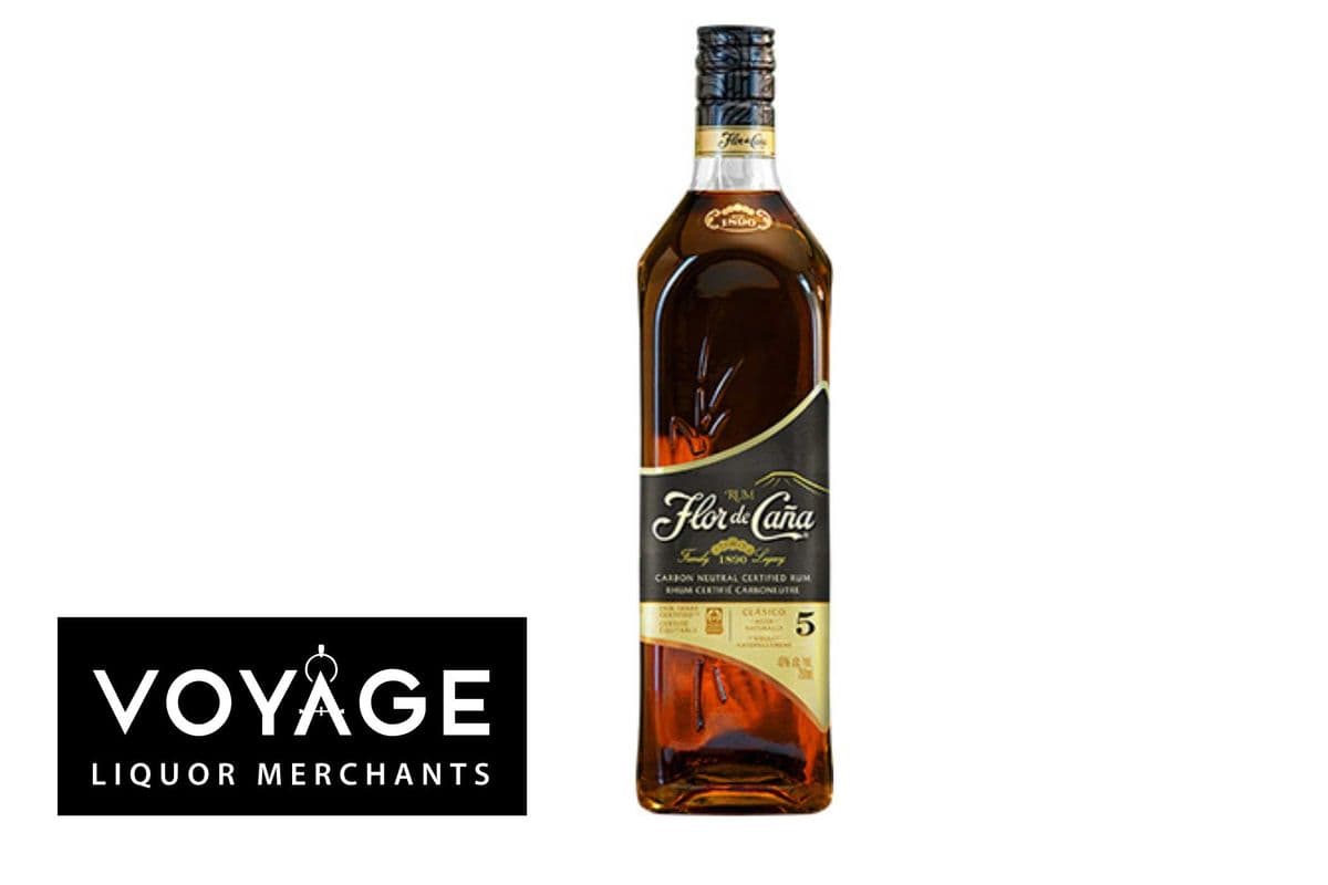 Flor de Cana 5 YO Rum (1 x 750 ml)