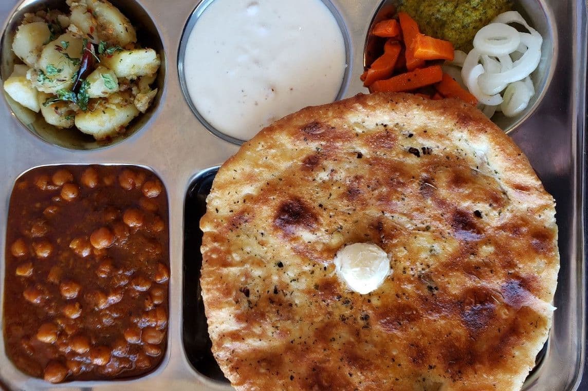 Amritsari Kulcha with Channa