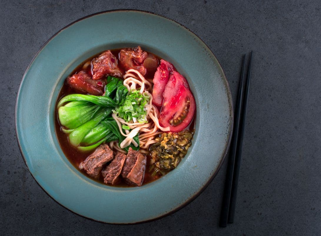 123. Tomato Beef, Tendon, and Tripe Noodle Soup