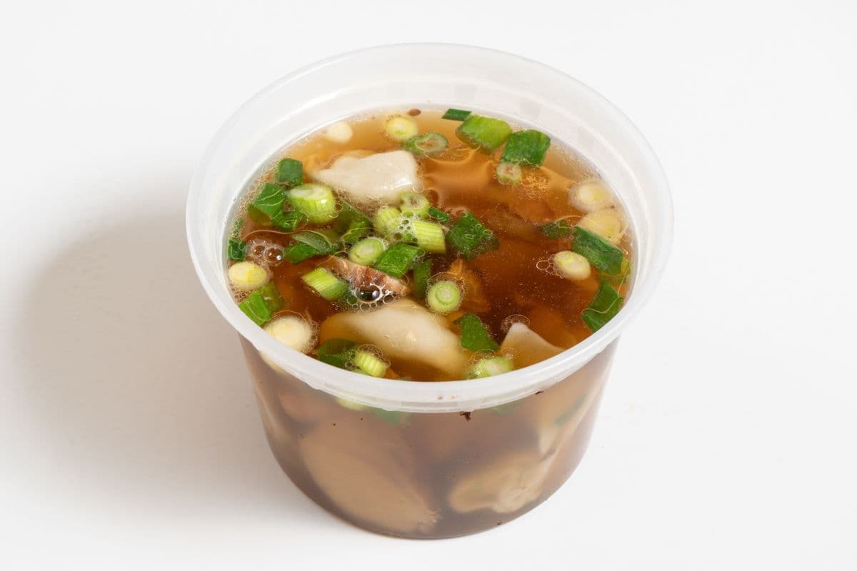 Wonton Soup with BBQ Pork