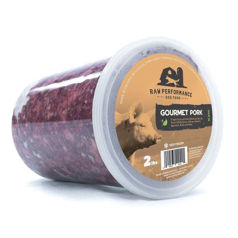 Raw Performance - Gourmet Pork Blend 5% Vegetables - 2lb Container