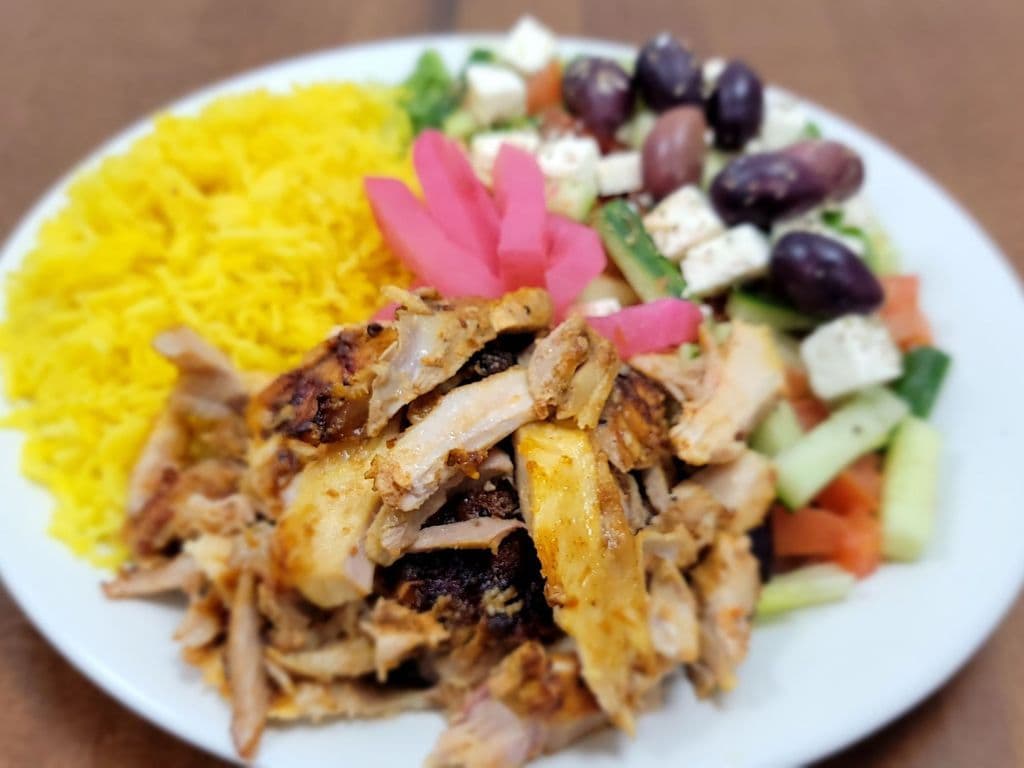 Chicken Shawarma Plate Lunch (GF)