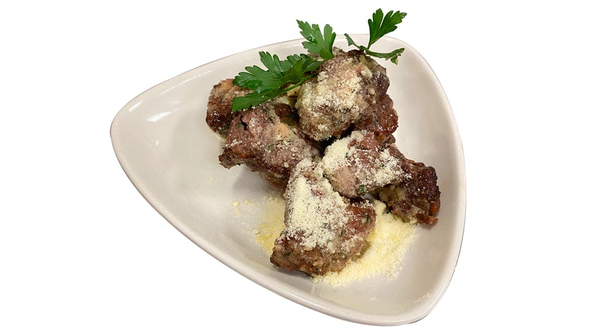 8 Pieces Of Parmesan Beef - Bife com Parmesao 8 unidades