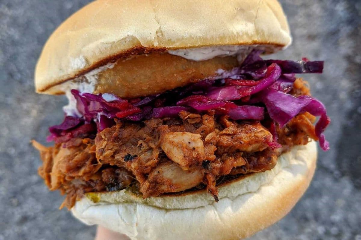 Pulled Jackfruit Sandwich