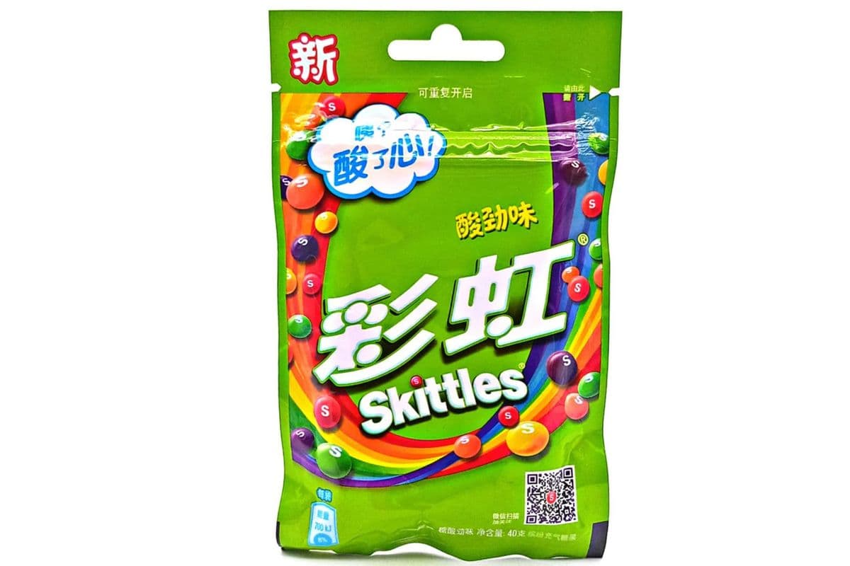 Skittles Sour (China) (40g) (700 Cal)