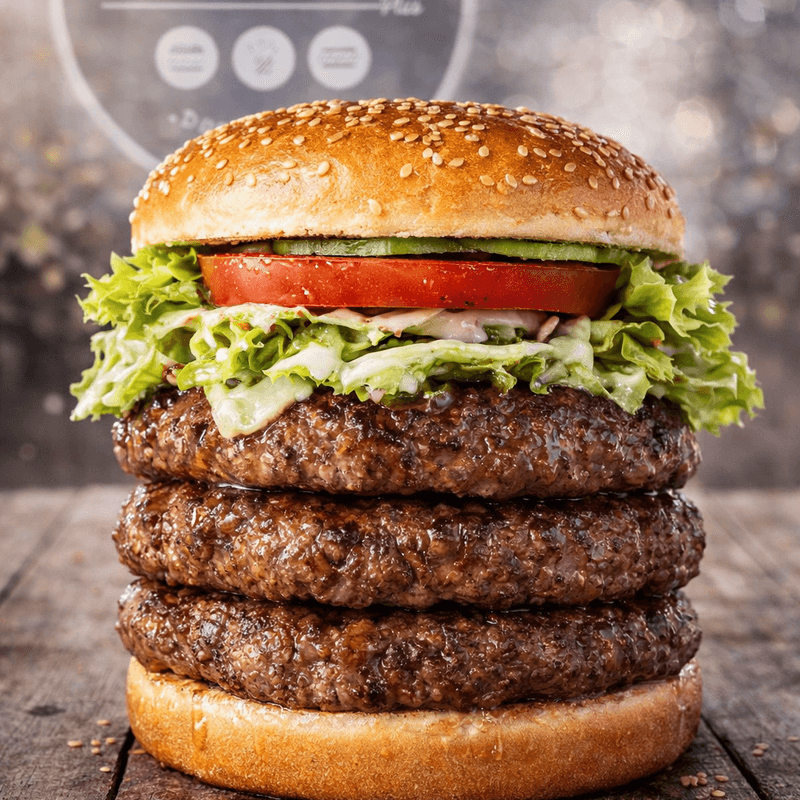 Hamburger triple / Triple Hamburger