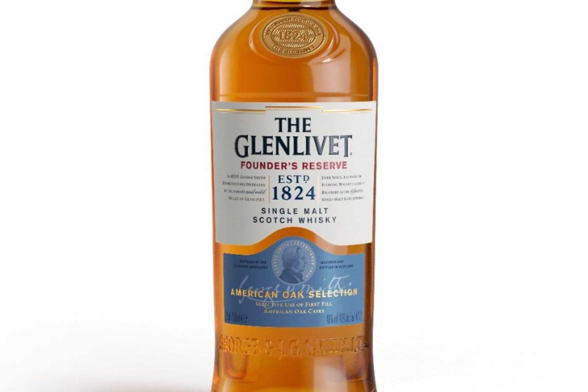 Glenlivet Founder, 750ml whiskey (40% ABV) (1 x 750 ml)