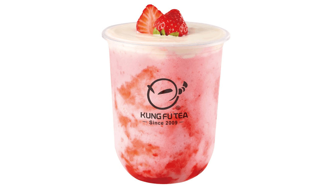 Cheese Milk Foam Strawberry Slush