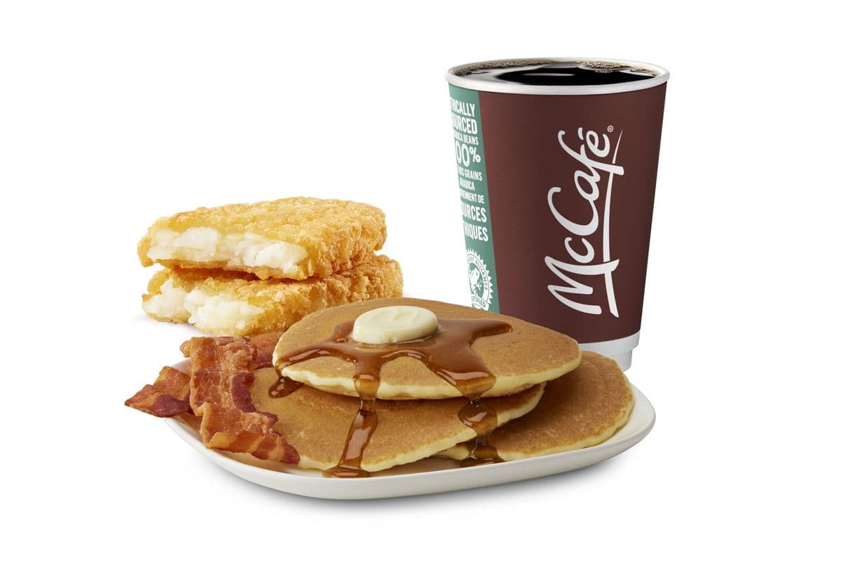 Hotcakes & Bacon Extra Value Meal [830.0 Cals]