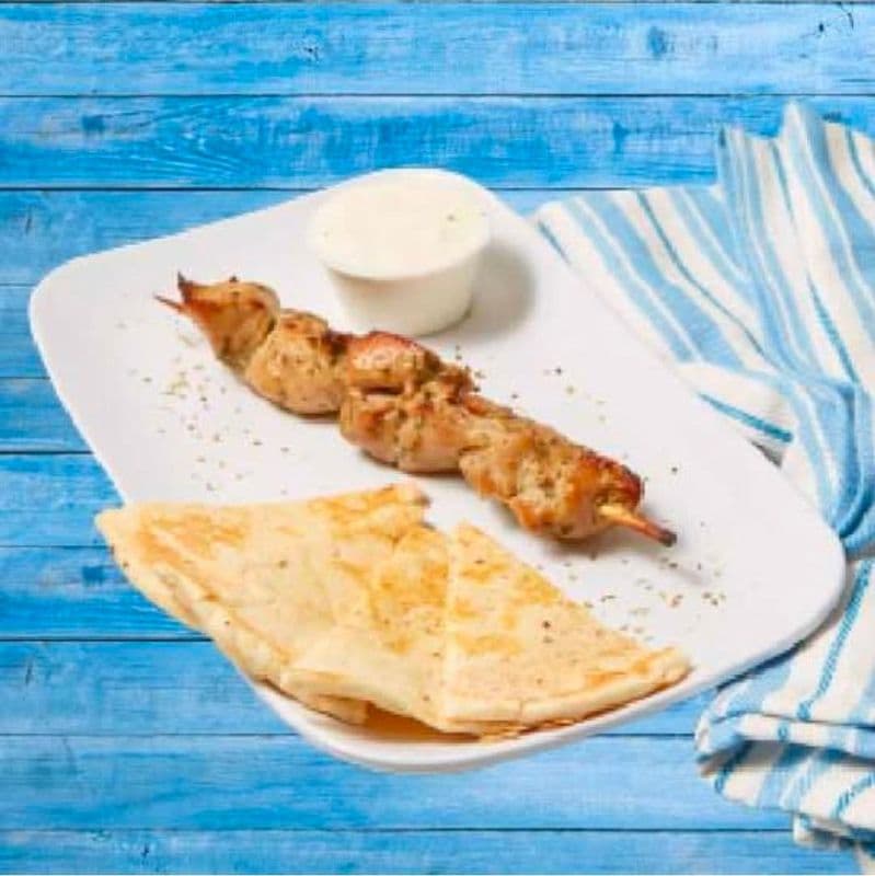 Two Pieces Pork Souvlaki Stick