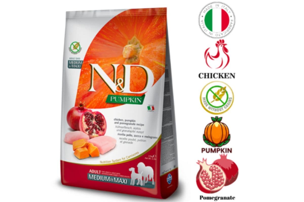 Farmina Pumpkin Chicken & Pomegranate Medium & Maxi Dry Dog Food (5.5 lb) (5.5 lb)
