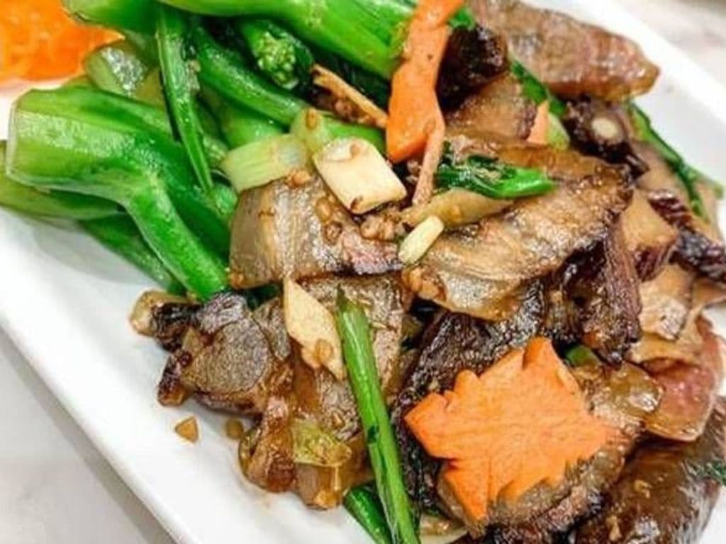 Stir Fried Chinese Broccoli w/ Preserved Meat H10