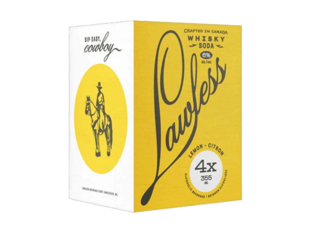 Lawless - Lemon Whisky Soda 4pk