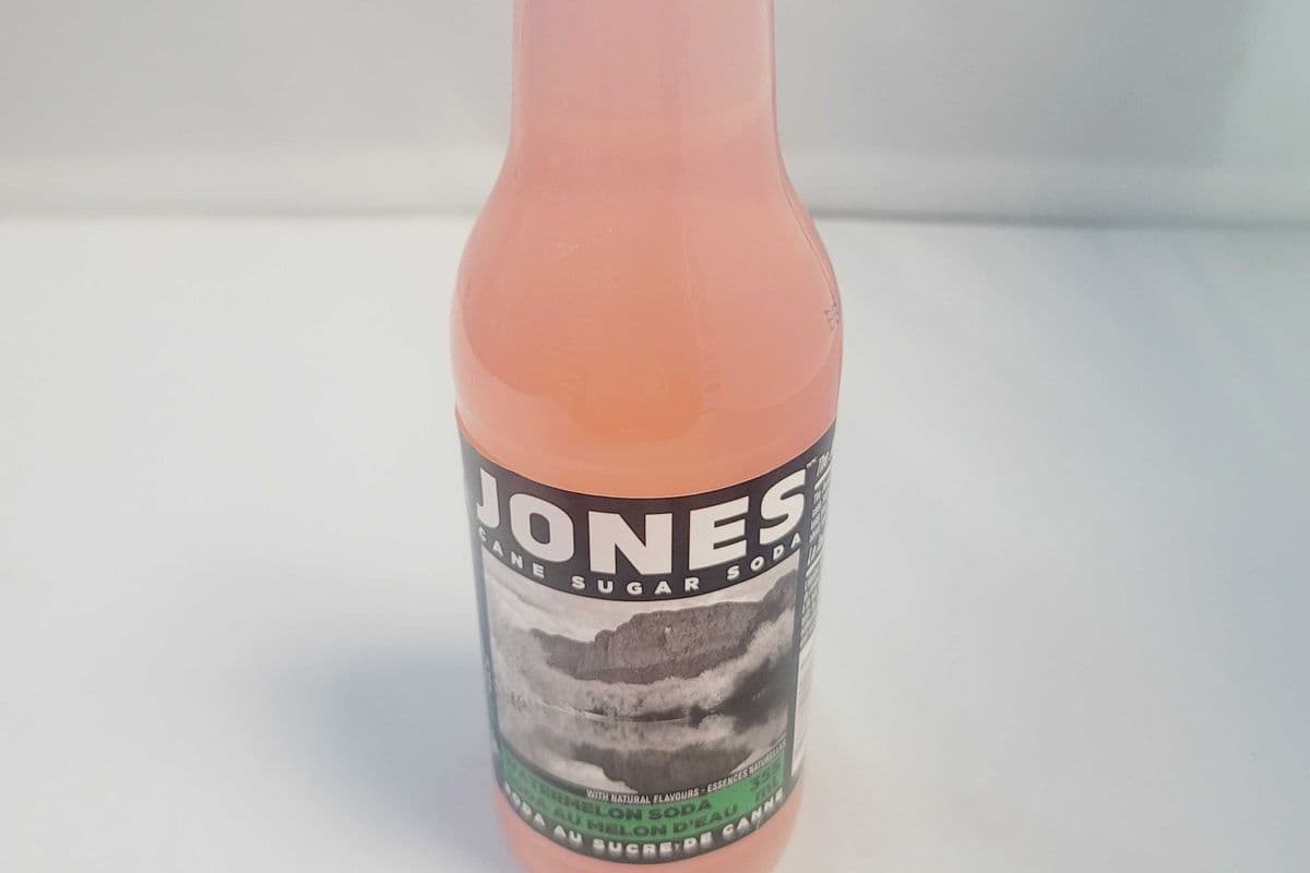 Jones Watermelon Cane Sugar Soda (355 ml)