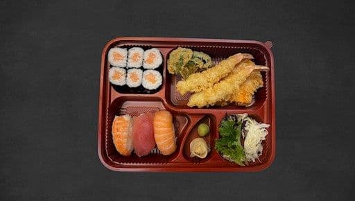 Teriyaki Deluxe Sushi and Maki Bento Box