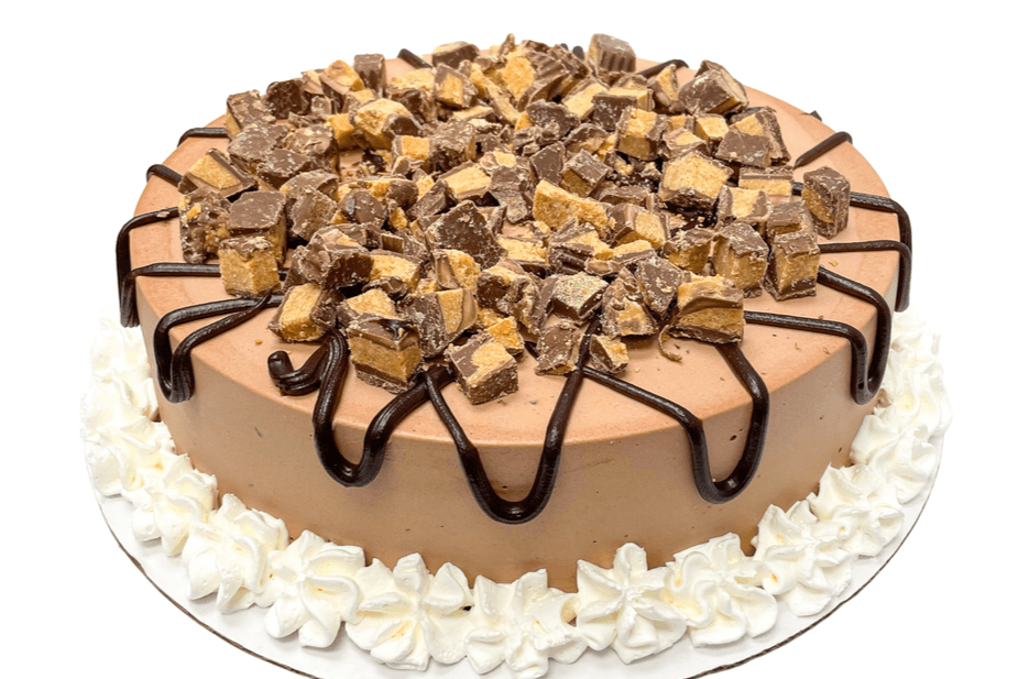 Large Chocolate Peanut Butter Cup Ice Cream Cake