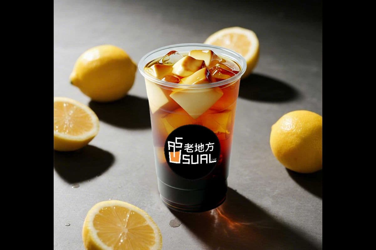 Brown Sugar Lemonade with Pudding / 黑糖布丁檸檬汁