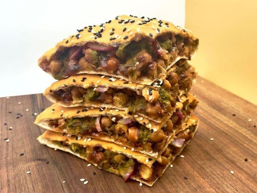 Chana Chaat Naan