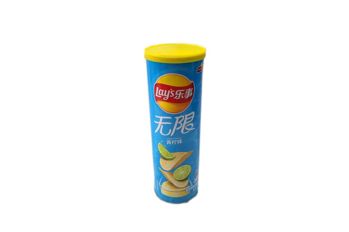 Lay's Potato Chips Lime Flavor（乐事 无限青柠味 罐装）