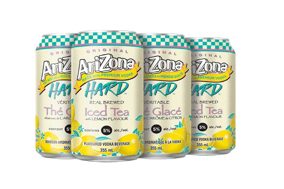 112261. ARIZONA HARD LEMON ICED TEA (6 x 355ML (CANS))