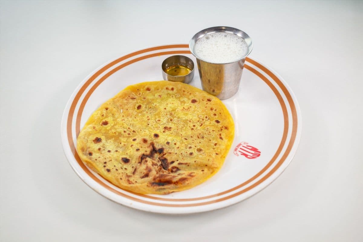 Puran Poli (1P) with Milk and Ghee