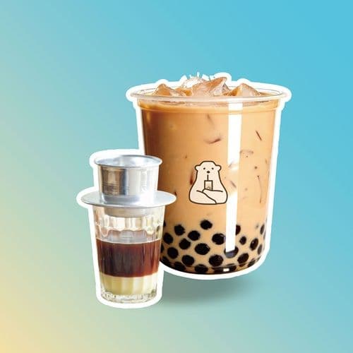 Vietnamese Brown Sugar Tapioca Pearl Coffee / Cafe Vietnamien aux Perles de Tapioca à la Cassonade