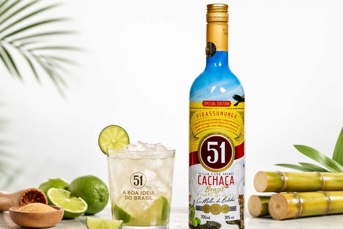 Cachaça 51 Brazilian Spirit 700ml (1 x 700ml)