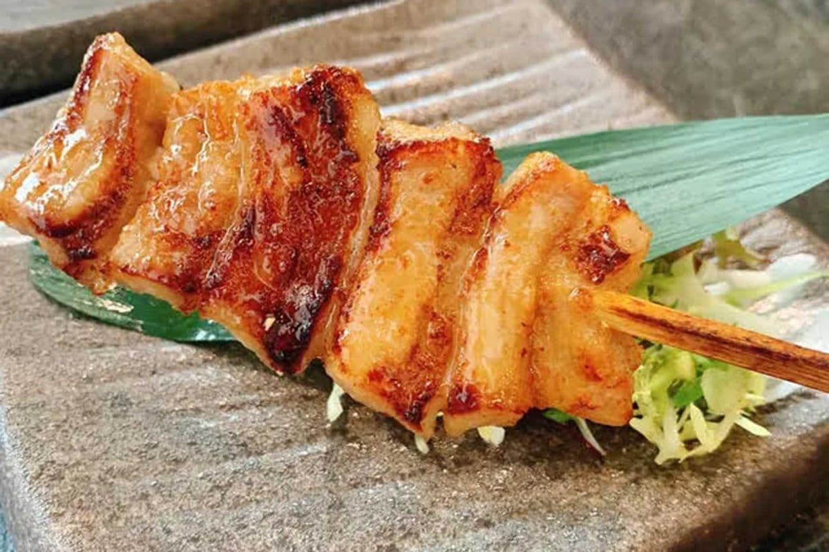 pork jowl(2 incl.) 炭烤猪颈肉（2串）