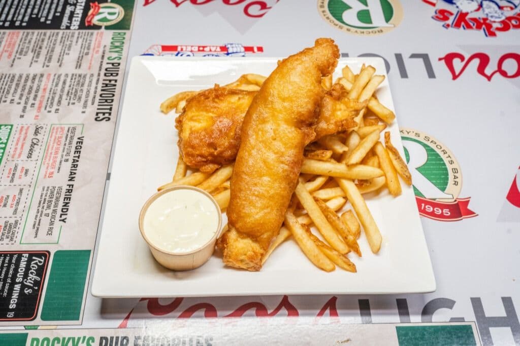 2 Piece English Style Fish and Chips
