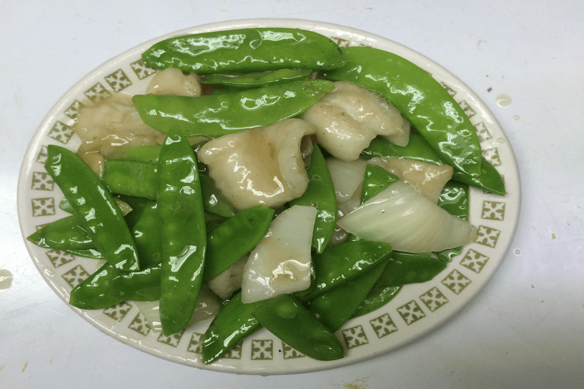 #118. Cod Fillet with Snow Peas