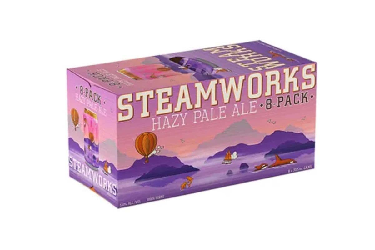 STEAMWORKS - HAZY PALE ALE 8X355ML (1 x 355ML)