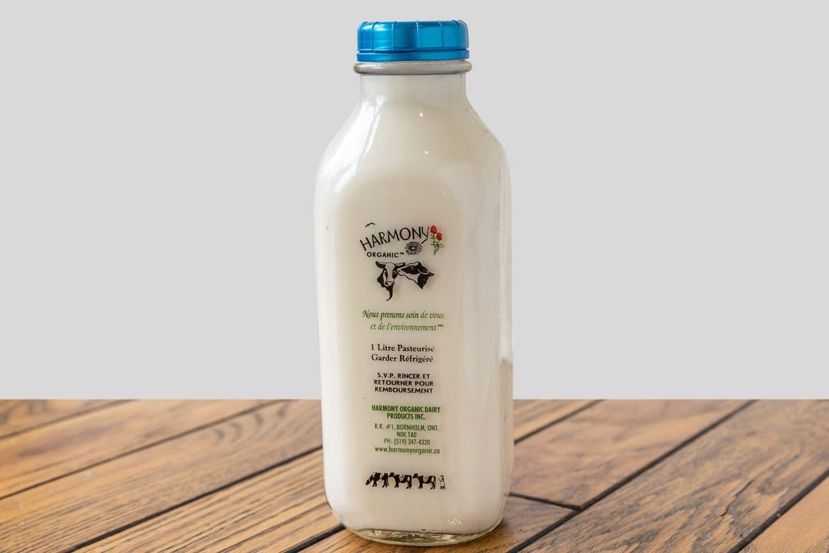 Harmony Organic 2% Milk - One Litre