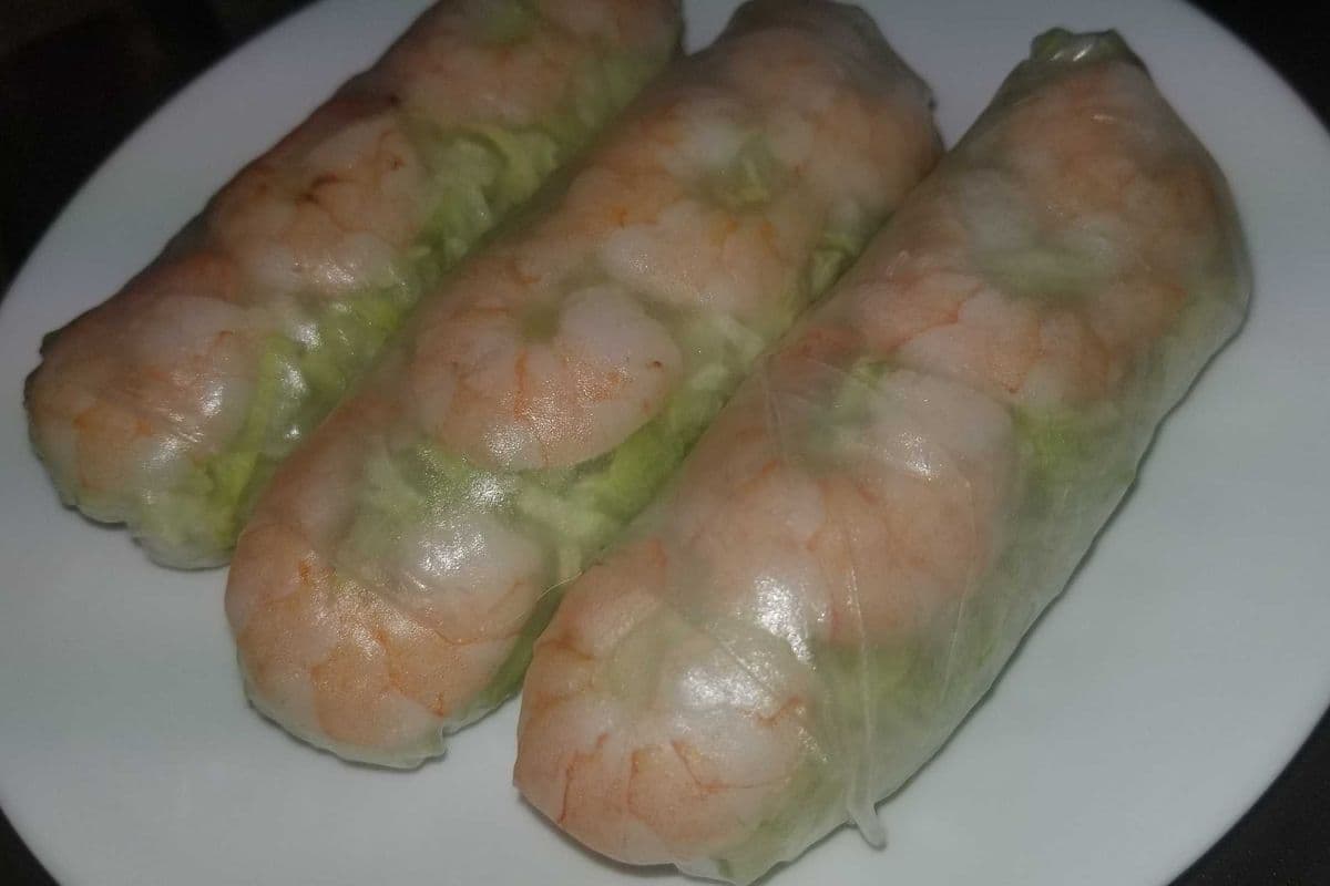 3. Shrimp Salad Rolls (3 pcs)