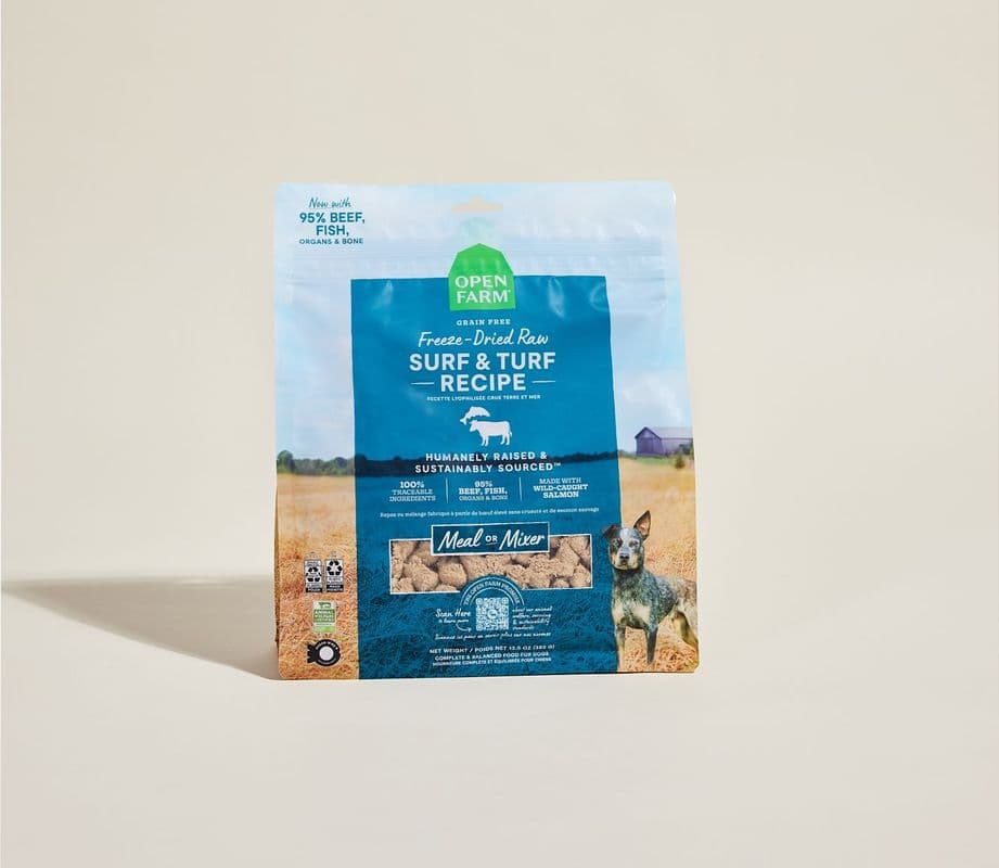 Open Farm Surf & Turf Freeze Dried Dog Food