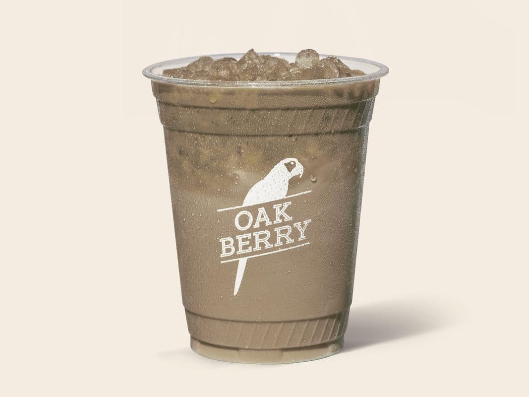 Double Iced Hojicha Latte
