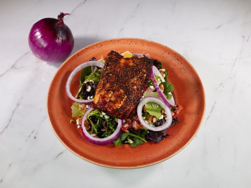 CAJUN SALMON SALAD 