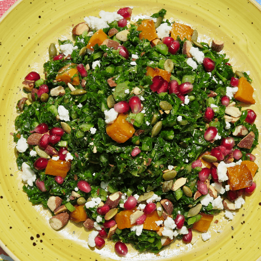 Kale and Pomegranate Salad