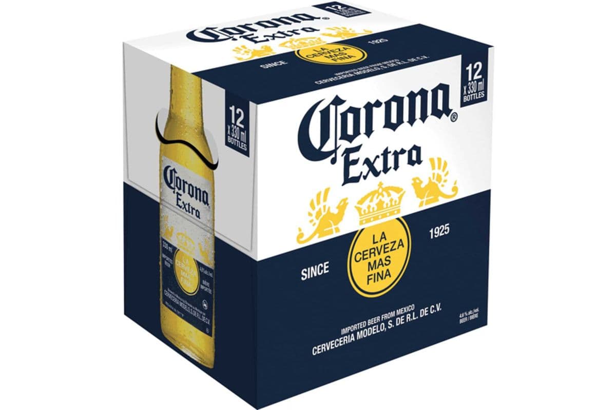 Corona Extra (12 x 330 ml Bottles)