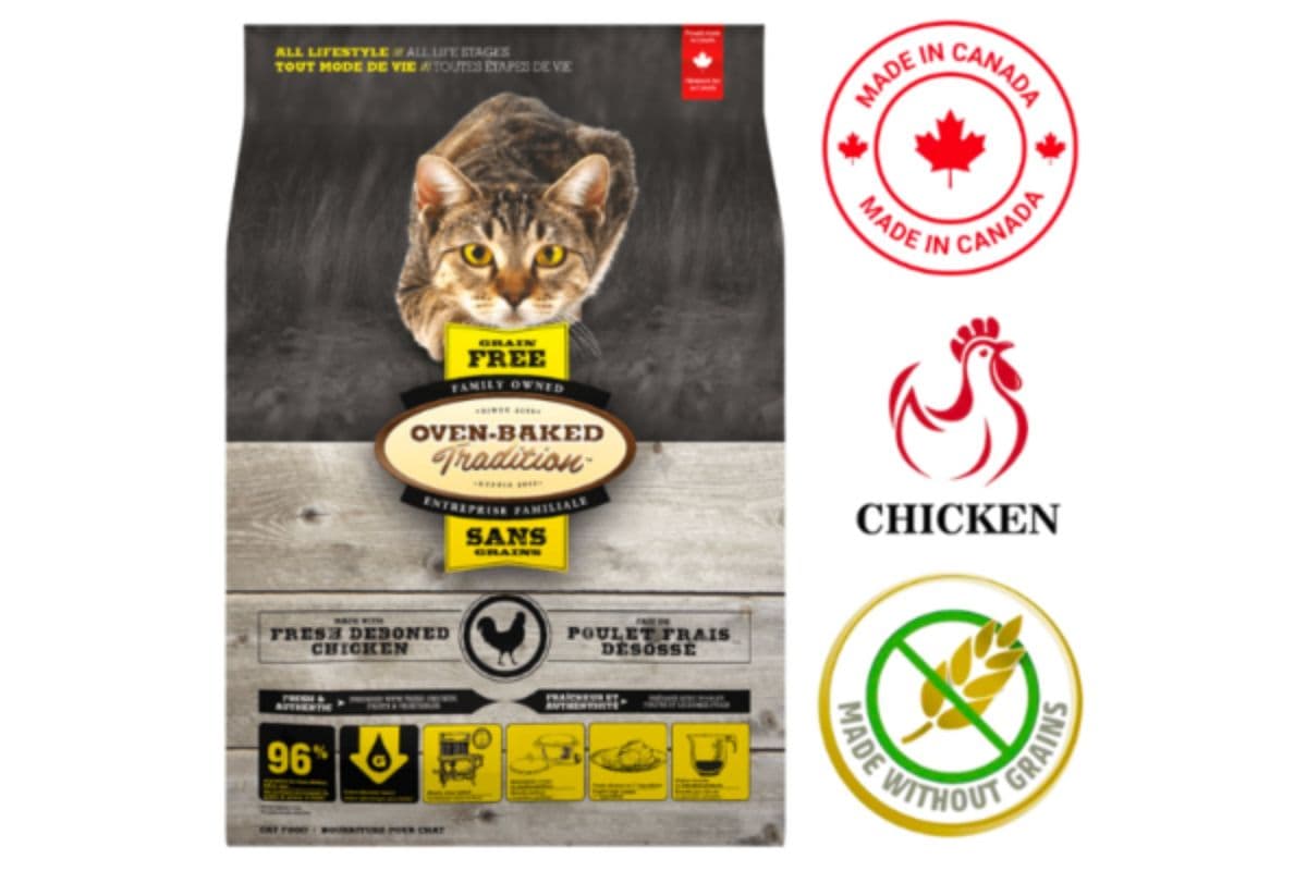 Oven-Baked Tradition Grain Free Chicken Dry Cat Food (5 lbs)