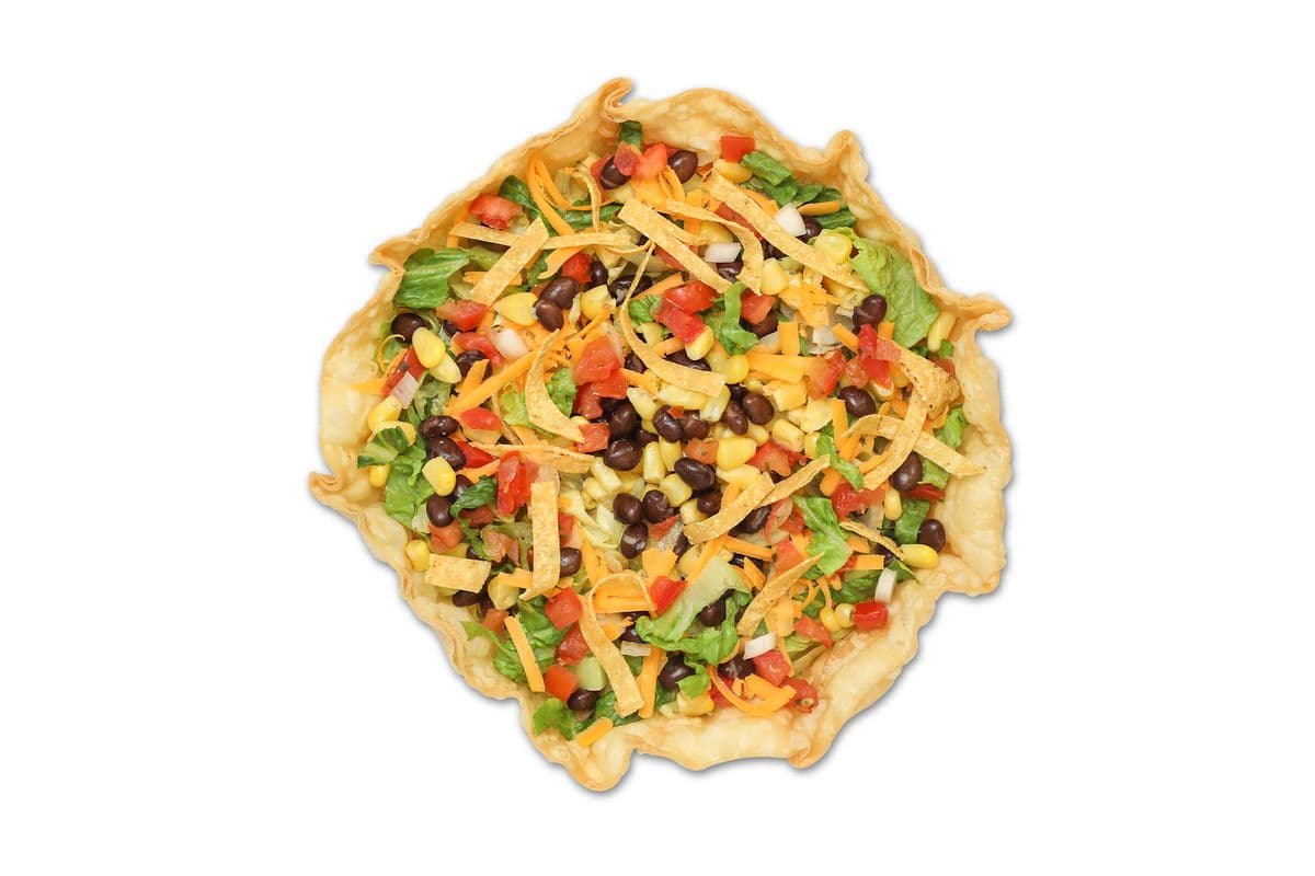 Black Bean and Salsa Taco Salad