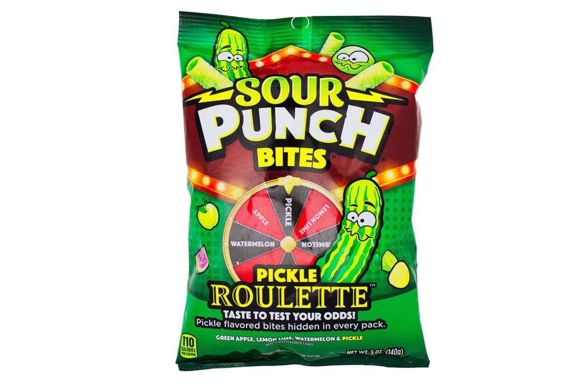 Sour Punch Bites Pickle Roulette (140 g)