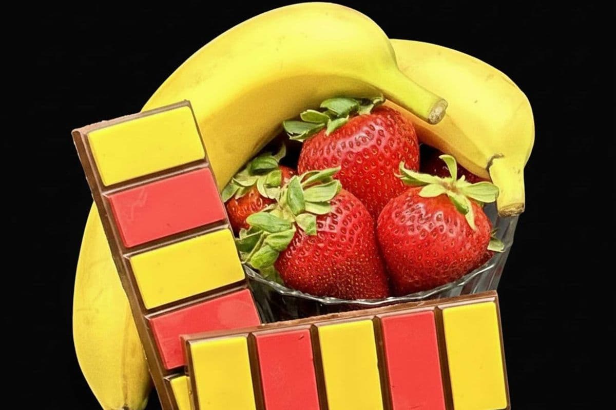 Strawberry Banana Chocolate Bar (Gluten-Free)