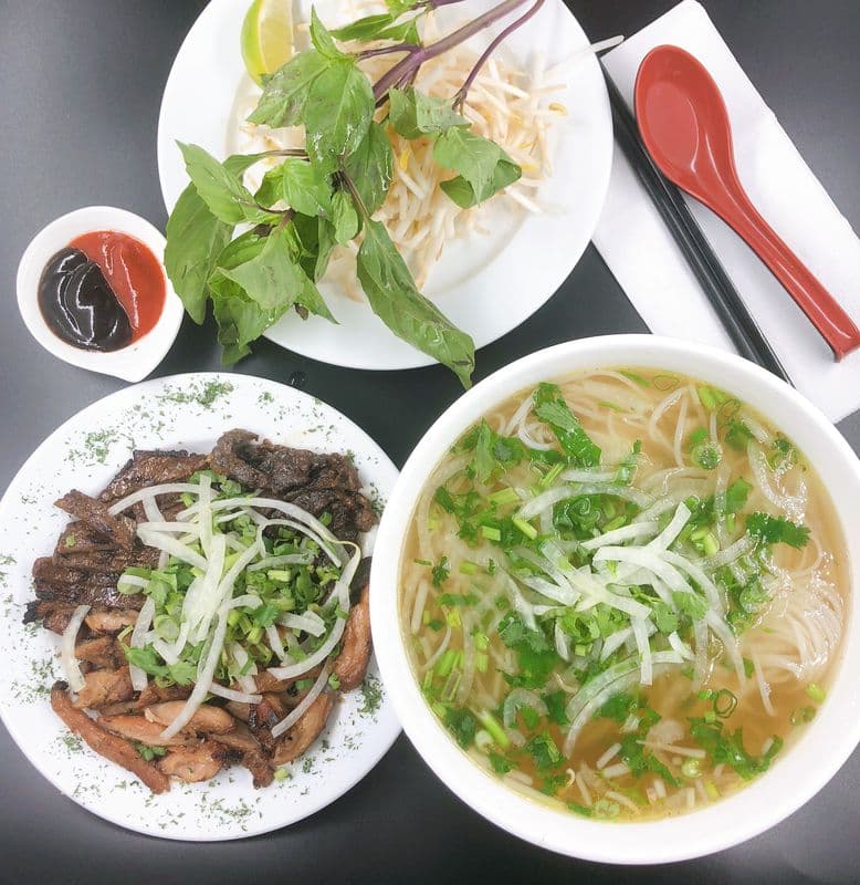 BBQ Grilled Noodle Soup